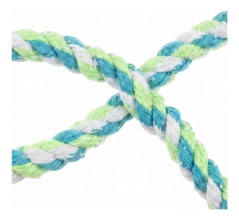 JUGUETE INTERACTIVO DE CUERDA TRENZADA PARA PERROS 35 CM - 5