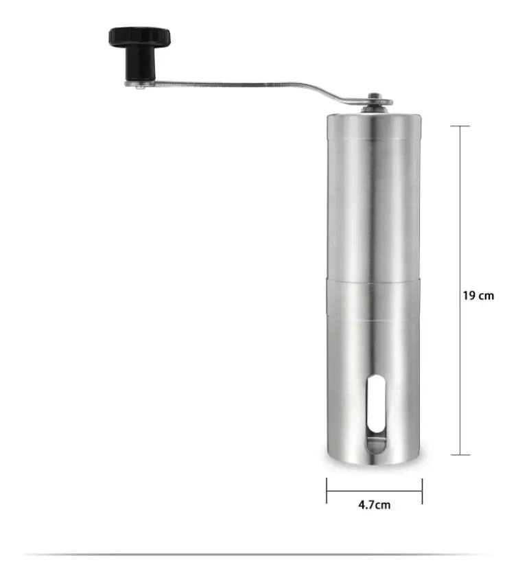 MOLINILLO MANUAL PARA GRANOS DE CAFE  CON MUELA DE CERAMICA Y ESTRUCTURA DE ACERO - 4