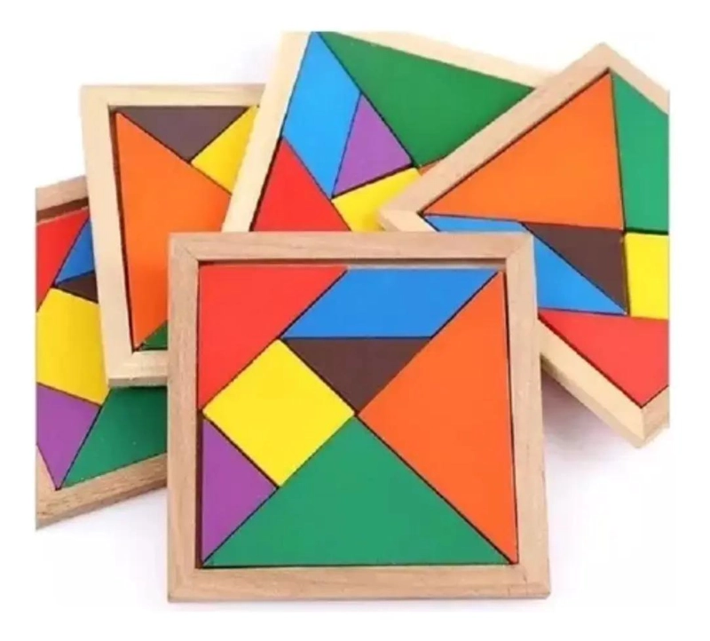 JUEGO DE TANGRAM DE MADERA PARA DESARROLLAR CREATIVIDAD - 2