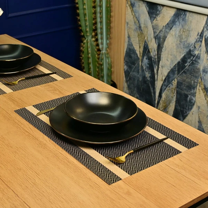 SET DE 4 INDIVIDUALES IMPERMEABLES PARA MESA DE PVC 30X45 CM - 6