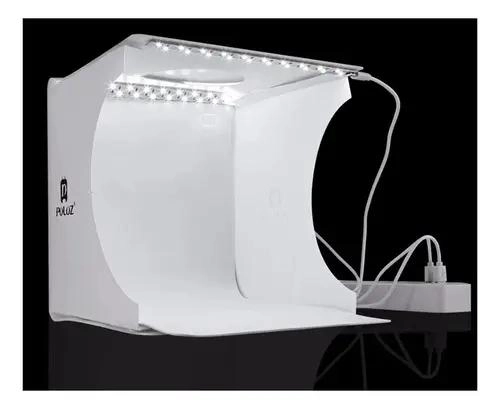 CAJA DE LUZ LED PORTATIL 20X20 CM CON 6 FONDOS INTERCAMBIABLES - 3