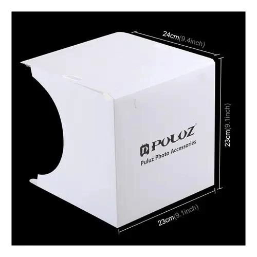 CAJA DE LUZ LED PORTATIL 20X20 CM CON 6 FONDOS INTERCAMBIABLES - 4