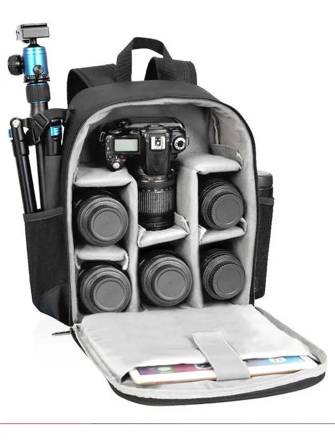 MOCHILA FOTOGRAFICA ACOLCHADA PARA CAMARA REFLEX Y ACCESORIOS - 1