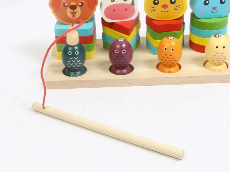 TORRE ENCAJE DIDACTICA DE ANIMALES Y FIGURAS PARA NIÑOS - 3