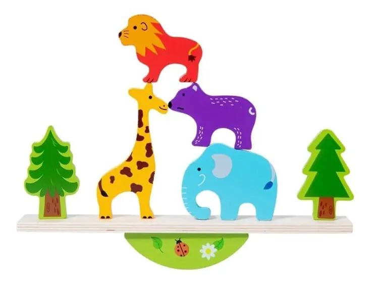 JUEGO DIDACTICO DE EQUILIBRIO EN MADERA PARA NIÑOS - 2