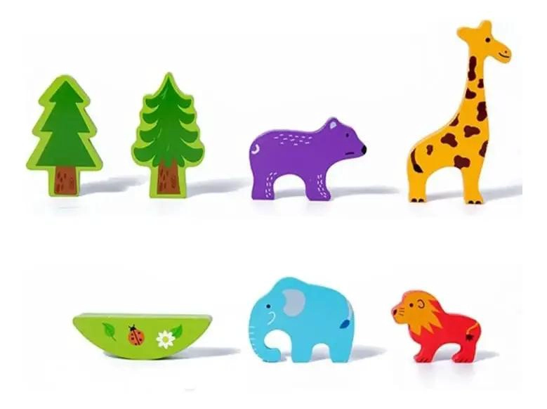 JUEGO DIDACTICO DE EQUILIBRIO EN MADERA PARA NIÑOS - 6