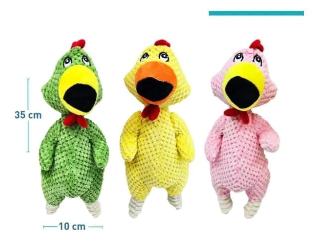 PELUCHE JUGUETE MASTICABLE PARA PERROS 35X10CM IDEAL PARA JUGAR - 2