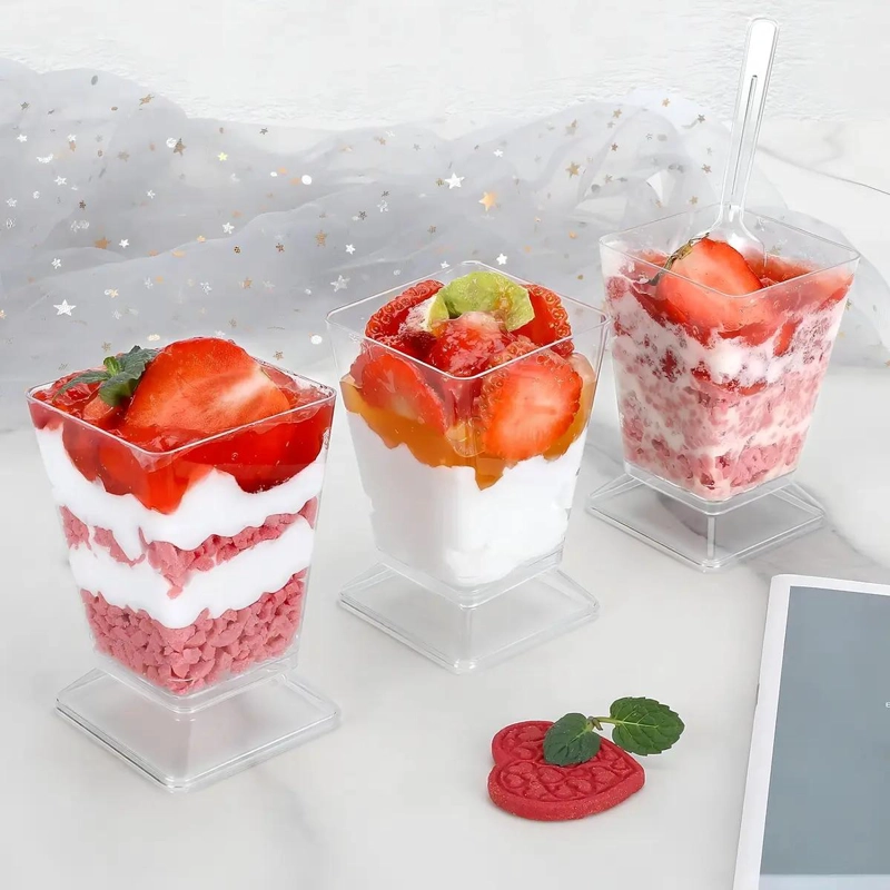 SET DE 20 VASOS TRANSPARENTES PARA POSTRES Y APERITIVOS - 8
