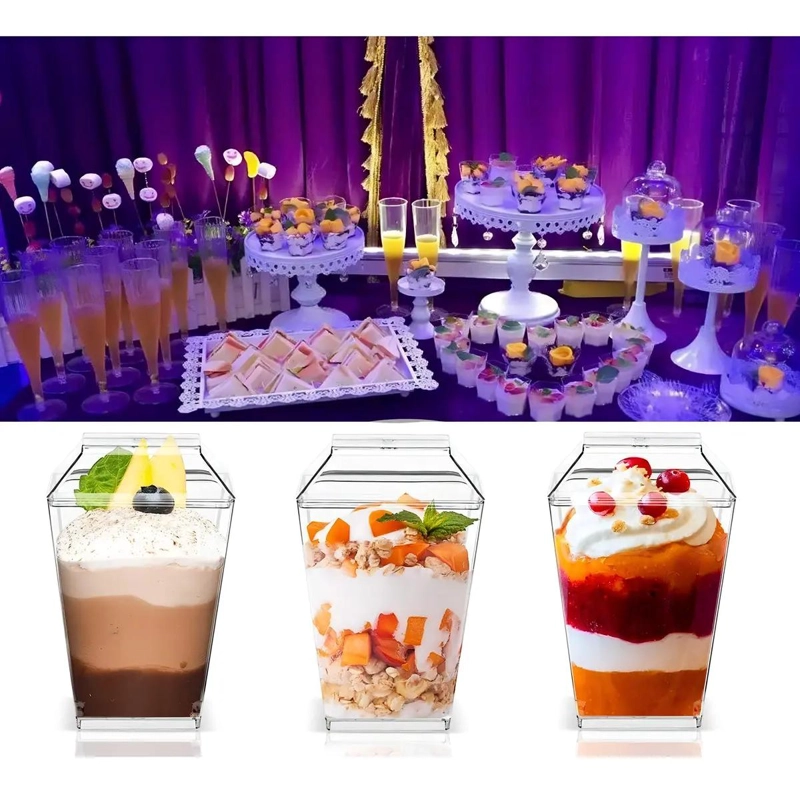 SET DE 20 VASOS TRANSPARENTES PARA POSTRES Y APERITIVOS - 9
