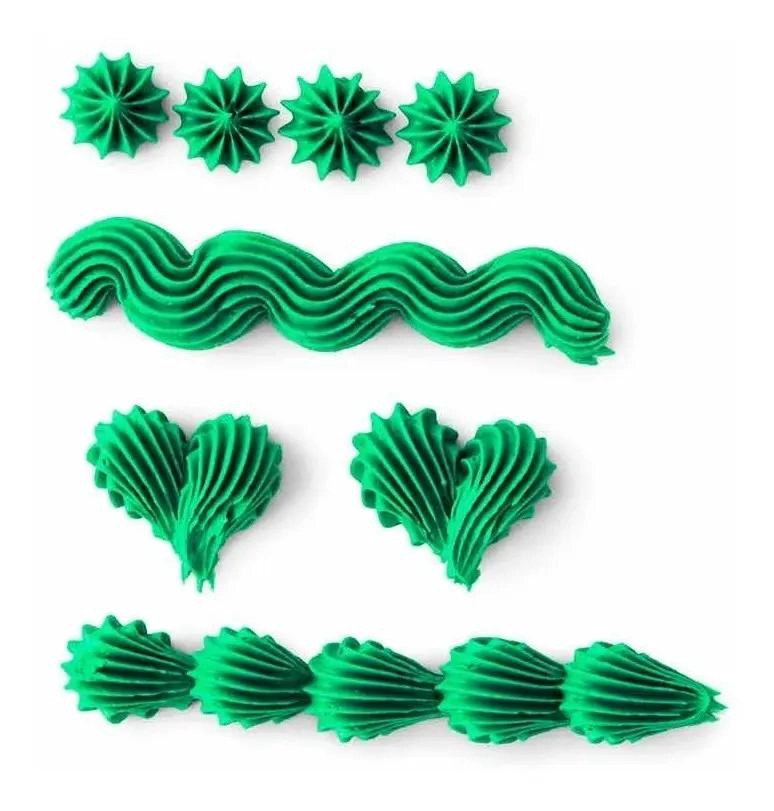 BOQUILLA NUMERO 32 CON DISEÑO DE ESTRELLA ABIERTA PARA DECORACION DE PASTELES - 2