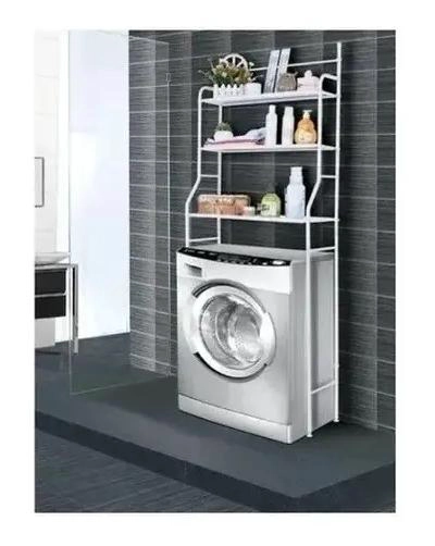 ESTANTE METALICO ORGANIZADOR PARA BAÑO Y LAVANDERIA - 4