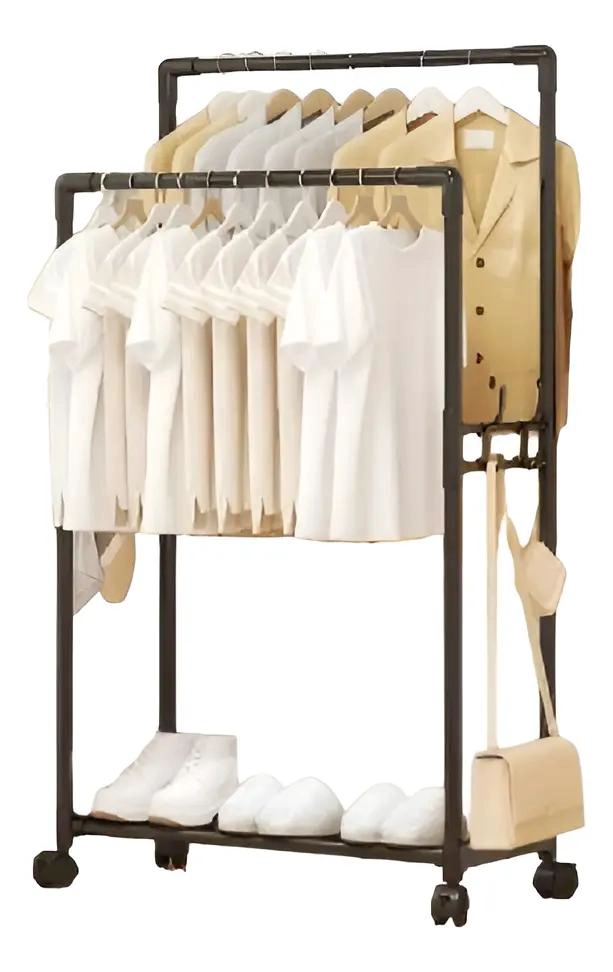 COLGADOR ORGANIZADOR MULTIFUNCIONAL PARA ROPA Y ZAPATOS - 1