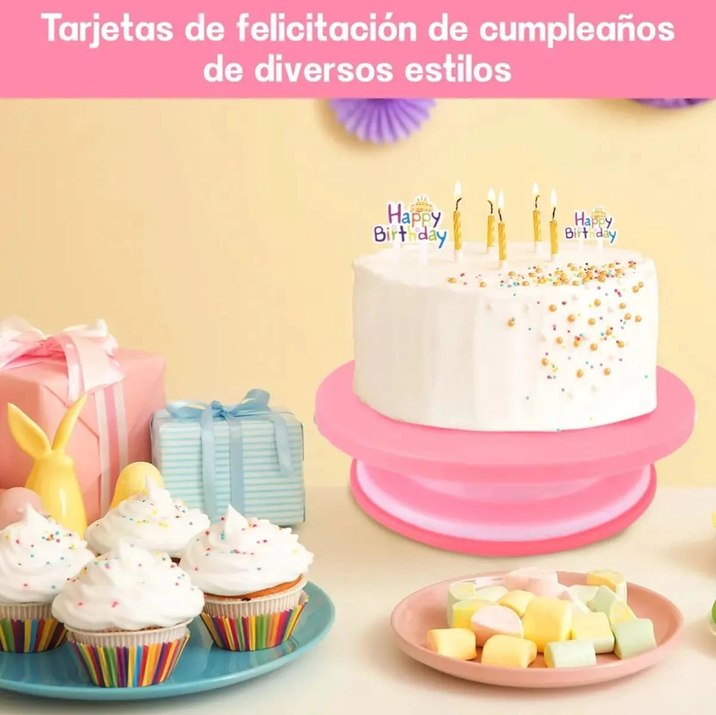 SET DE 286 UTENSILIOS PARA HORNEAR CON PLATAFORMA GIRATORIA - 9