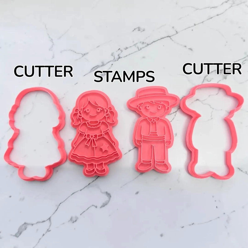 MOLDE CORTADOR Y SELLO PARA FONDANT CON DISEÑO TRADICIONAL CHILENO - 2