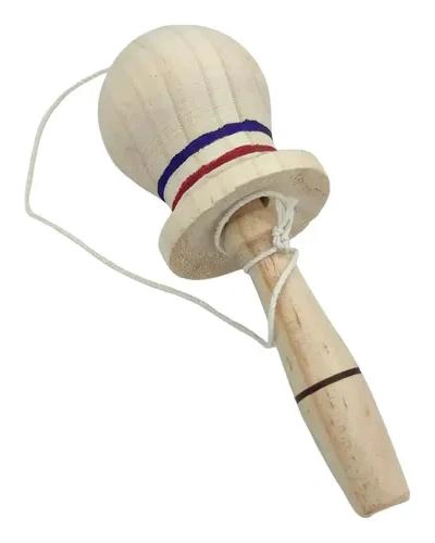 TROMPO Y EMBOQUE DE MADERA TRADICIONAL PARA NIÑOS - 2