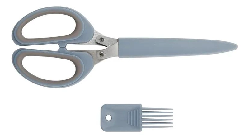 TIJERA PARA CORTAR HIERBAS AROMATICAS CON HOJAS DE ACERO INOXIDABLE Y MANGO ERGN - 3