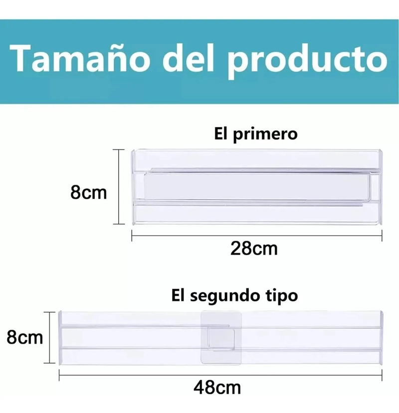 SEPARADORES AJUSTABLES PARA CAJONES, ORGANIZADOR MULTIFUNCIONAL - 2