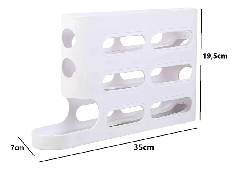 ORGANIZADOR DISPENSADOR DE HUEVOS PARA REFRIGERADOR 30U - 2