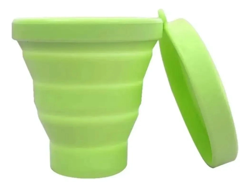PACK DE 4 VASOS PLEGABLES DE SILICONA PARA CAMPING - 8