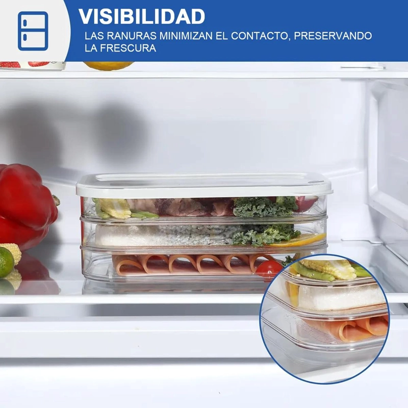 CONTENEDOR APILABLE DE TRES CAPAS PARA ALIMENTOS FRESCOS - 4
