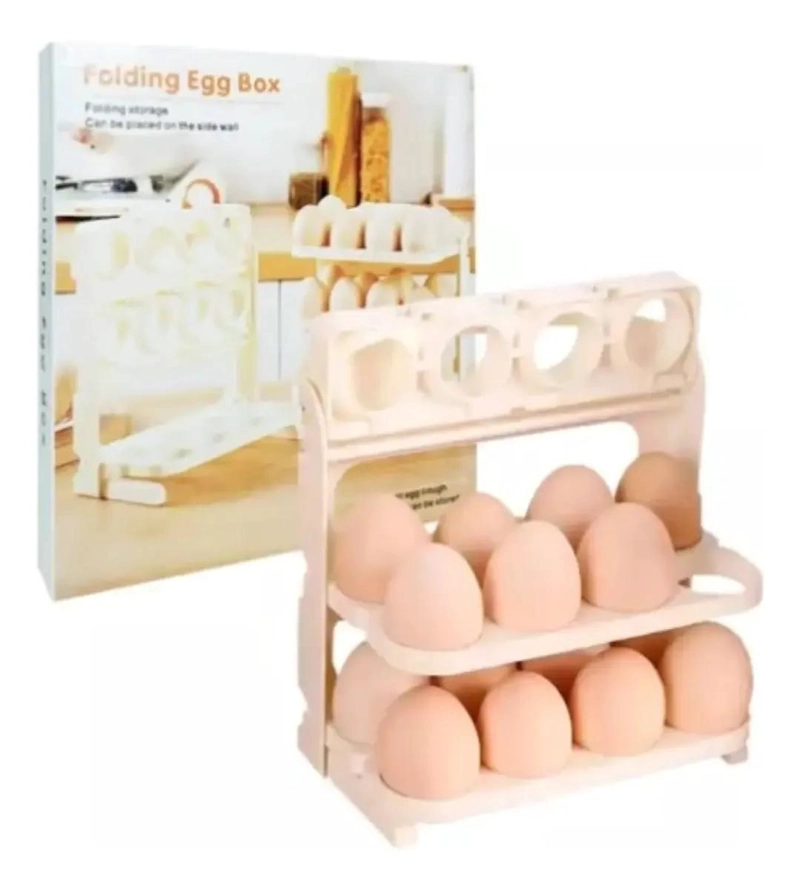 ORGANIZADOR APILABLE PARA 24 HUEVOS EN 3 NIVELES - 2
