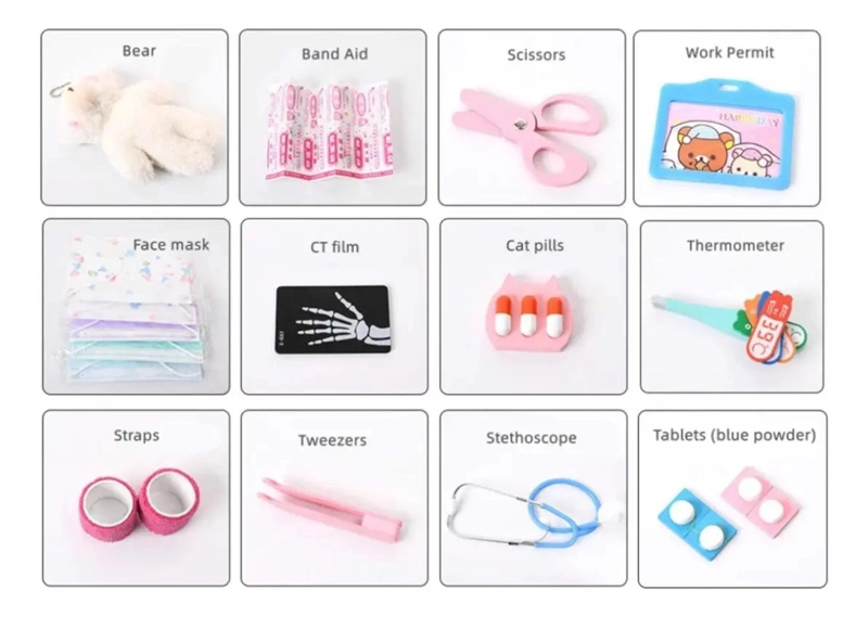 KIT ME DICO DIDACTICO DE MADERA PARA NIÑOS CON ACCESORIOS - 5