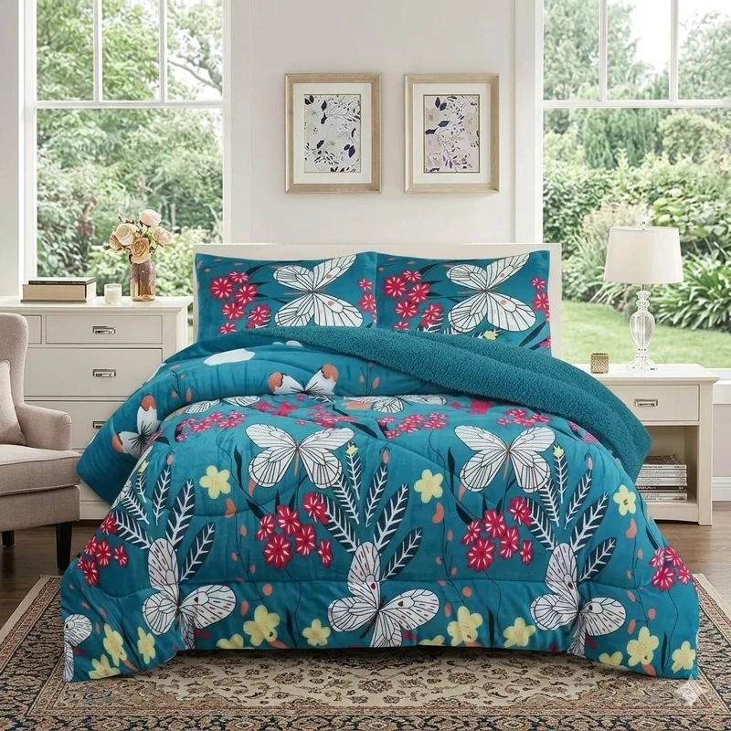 PLUMON ATERCIOPELADO 1.5 PLAZAS PARA INVIERNO - 3