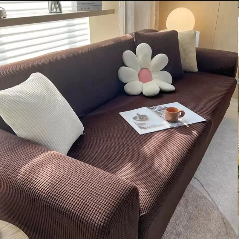 SET DE FUNDAS TEXTURIZADAS PARA SOFA 3 CUERPOS Y 2 SILLONES PEQUEÑOS - 2