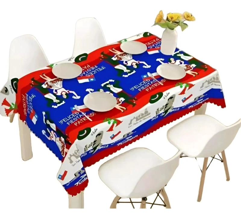 PACK DE 3 MANTELES RECTANGULARES PARA CELEBRACIONES PATRIAS - 2