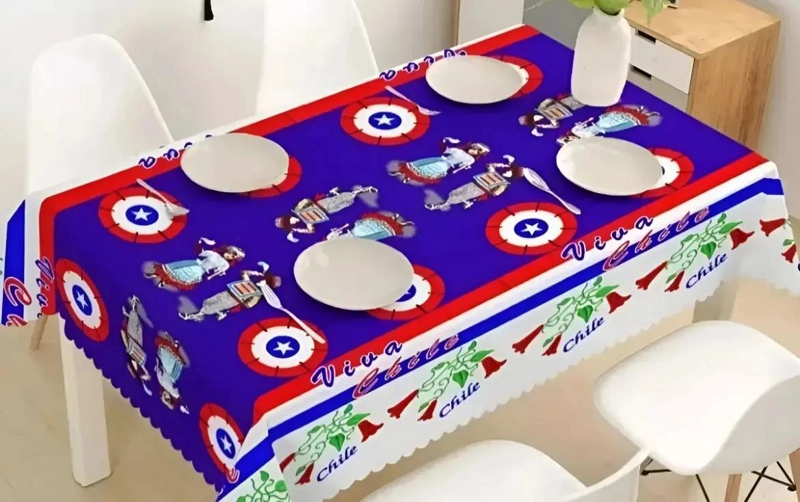 PACK DE 3 MANTELES RECTANGULARES PARA CELEBRACIONES PATRIAS - 5