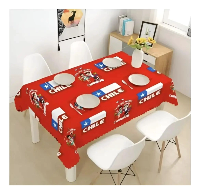 PACK DE 3 MANTELES RECTANGULARES PARA CELEBRACIONES PATRIAS - 6