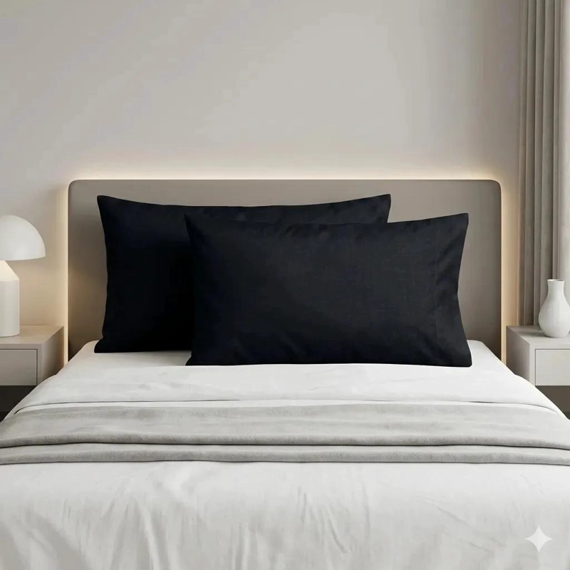 FUNDA DE ALMOHADA MICROFIBRA 50X70 CM PACK DE 2 UNIDADES - 2