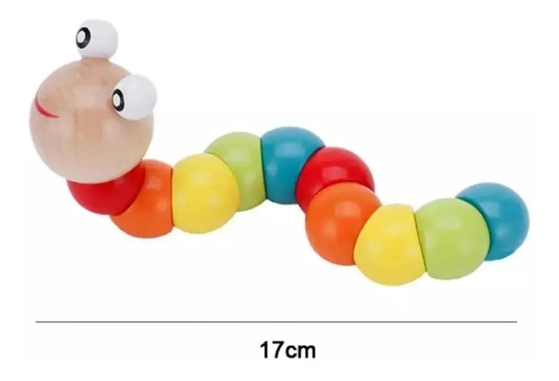 SET DE 7 JUGUETES DIDACTICOS DE MADERA PARA NIÑOS - 8