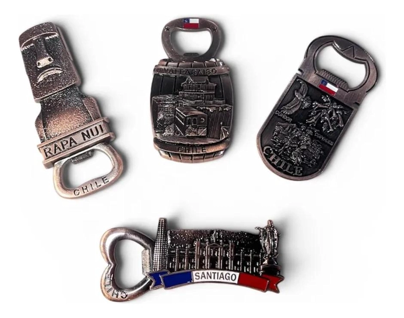 PACK DE 5 IMANES DECORATIVOS DE CHILE PARA REFRIGERADOR - 2