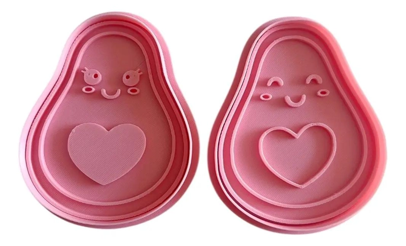 SET DE CORTADORES Y SELLOS PARA GALLETAS CON DISEÑO DE PALTAS - 1