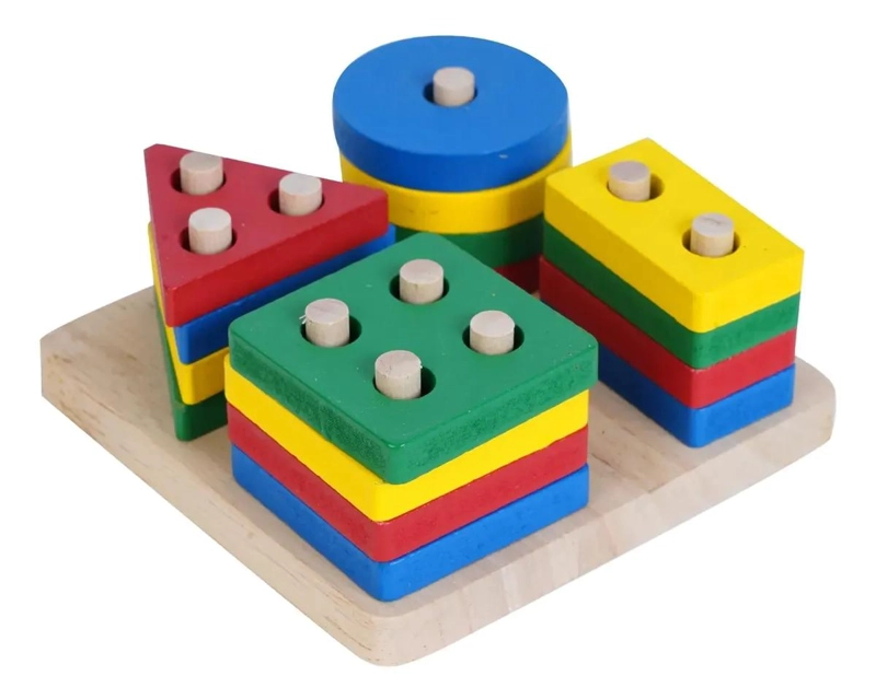 SET DE JUGUETES DE MADERA DIDACTICOS PARA NIÑOS - 6
