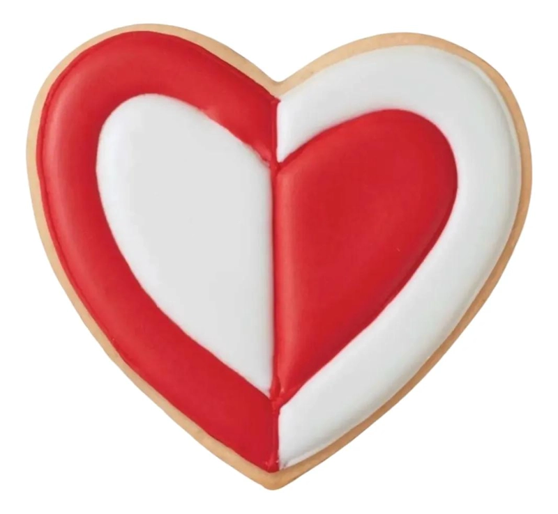 SET DE 6 MOLDES PARA GALLETAS CON FORMAS DE CORAZON EN VARIOS TAMAÑOS - 8