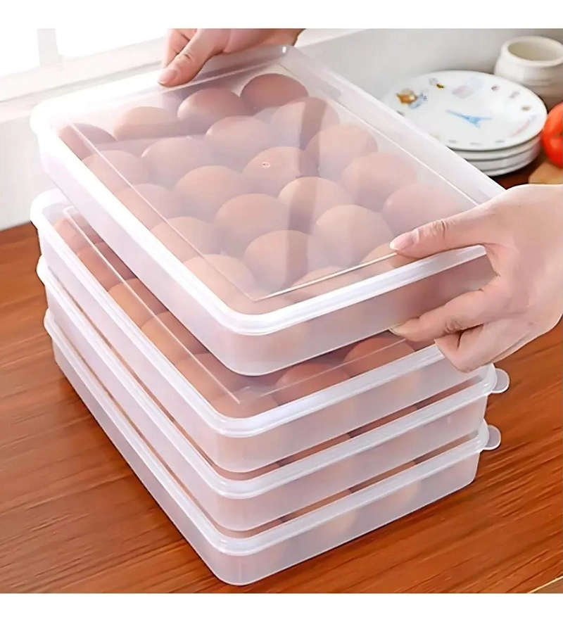 ORGANIZADOR DE HUEVOS TRANSPARENTE PARA 24 UNIDADES - 2
