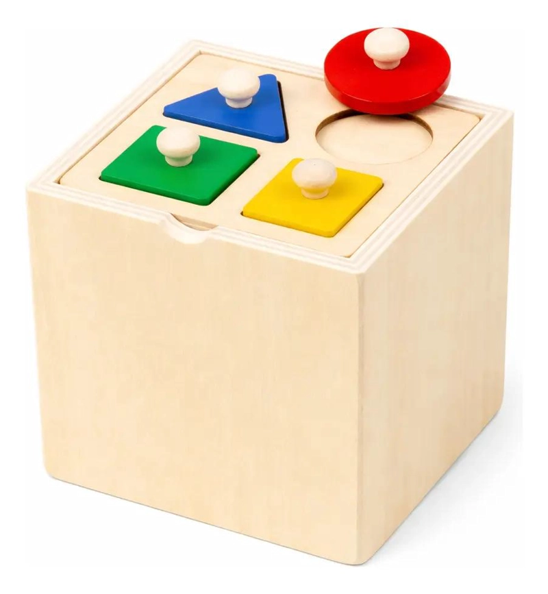 CUBO DE ACTIVIDADES DIDACTICO DE MADERA 5 EN 1 PARA NIÑOS - 3