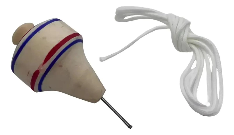 TROMPO DE MADERA TRADICIONAL PARA JUGAR Y DIVERTIRSE - 6