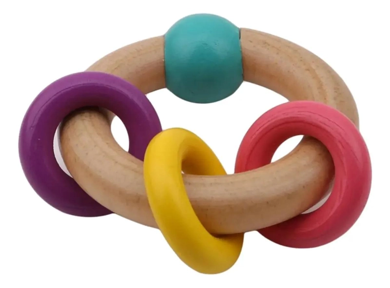 PACK DE 6 JUGUETES MUSICALES DIDACTICOS DE MADERA PARA BEBE S - 4