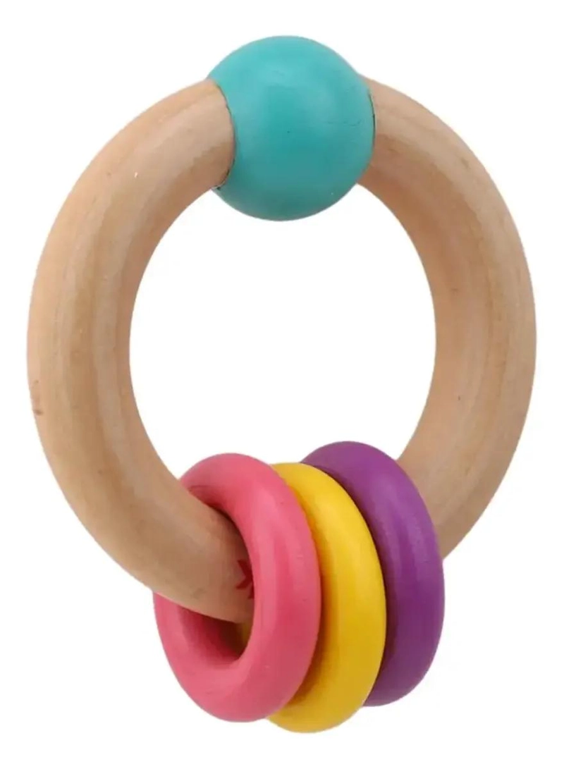 PACK DE 6 JUGUETES MUSICALES DIDACTICOS DE MADERA PARA BEBE S - 7