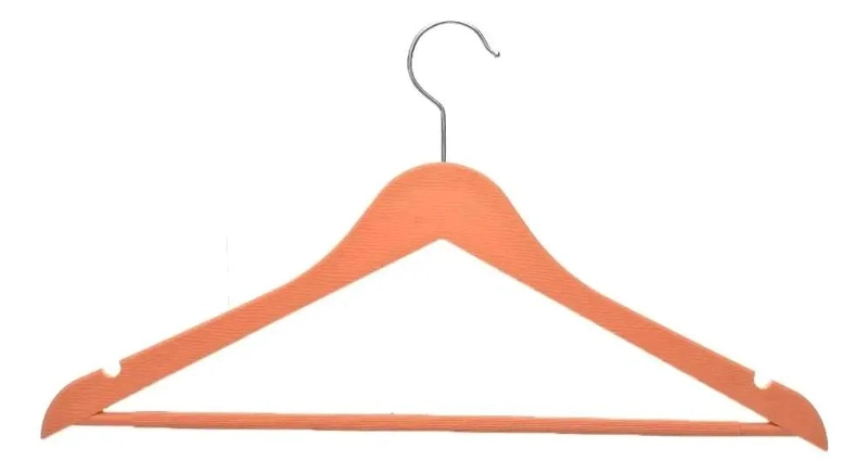 SET DE 5 COLGADORES ANTIDESLIZANTES PARA ROPA DE PVC - 2