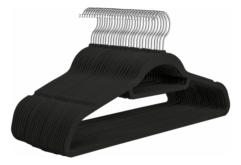 SET DE 30 COLGADORES DE ROPA DE TERCIOPELO ANTIDESLIZANTE - 9