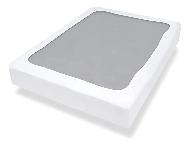CUBRECOLCHON IMPERMEABLE 2 PLAZAS COLOR BLANCO PARA PROTECCION - 3