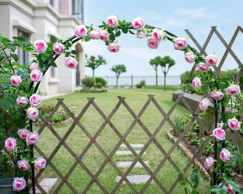 ENREDADERA DE ROSAS ARTIFICIALES 21 FLORES 170 CM - 5