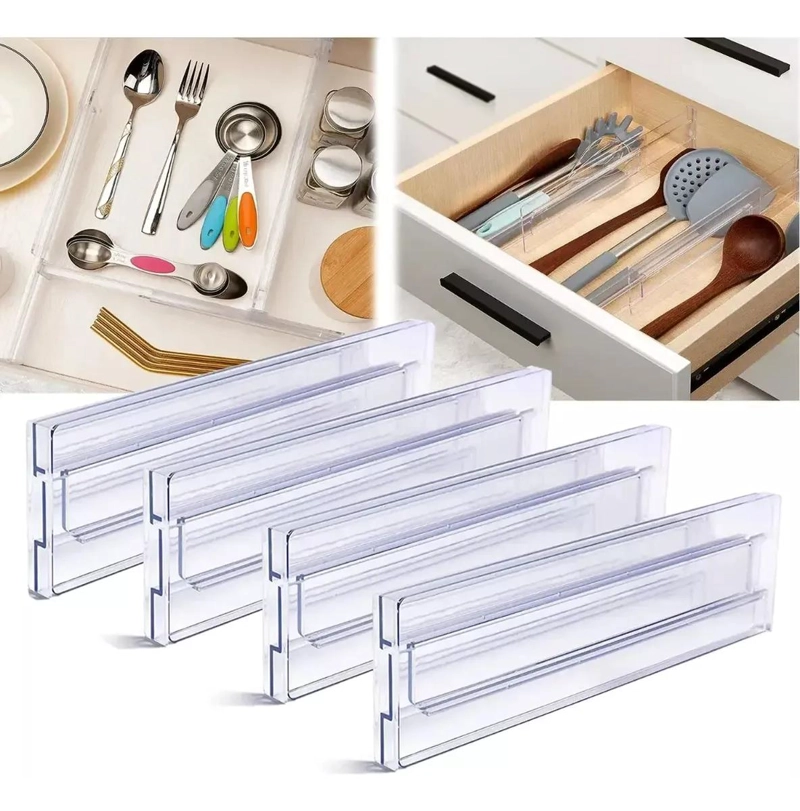 SEPARADORES DE CAJONES AJUSTABLES PARA ORGANIZACION 28-48CM - 10