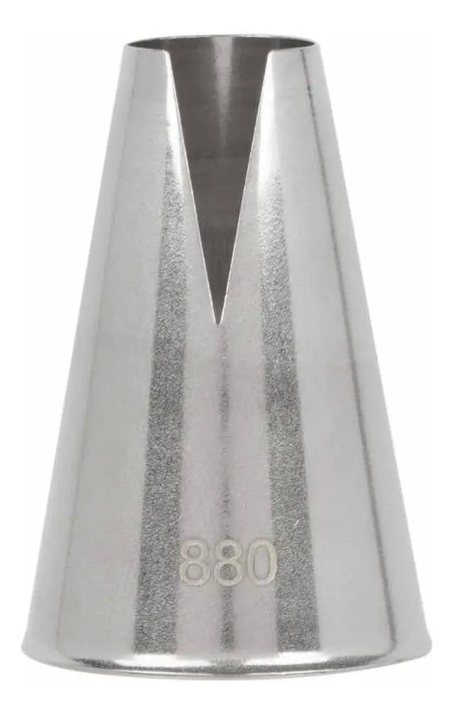 BOQUILLA PASTELERA GRANDE DE ACERO INOXIDABLE PARA DECORACION PROFESIONAL - 1