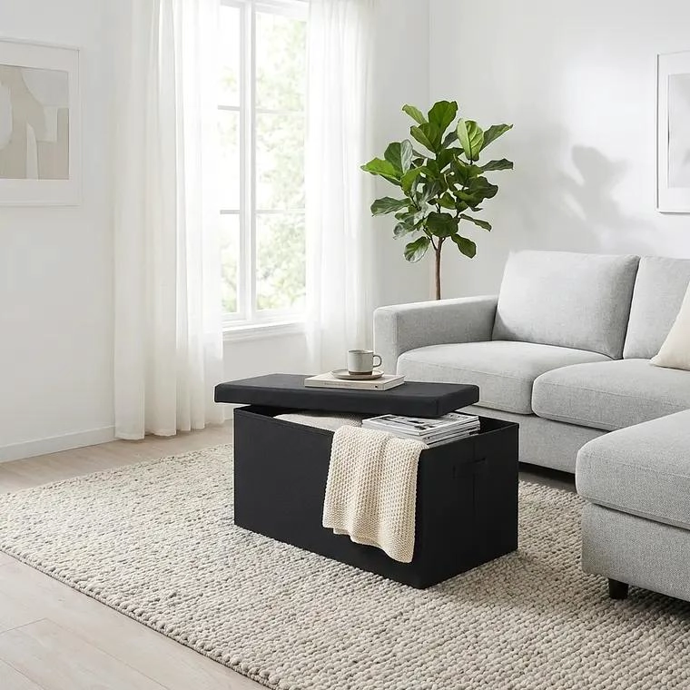 BAUL ORGANIZADOR PLEGABLE DE DISEÑO MODERNO 76X38 CM - 3