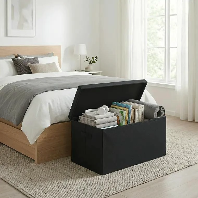 BAUL ORGANIZADOR PLEGABLE DE DISEÑO MODERNO 76X38 CM - 5